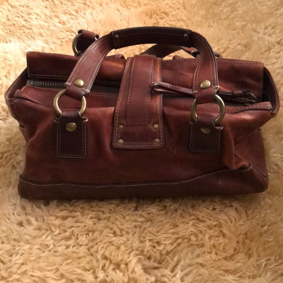 COACH Vachetta Whiskey Leather 65th Anniversary Legacy Mandy Satchel - Picture 2 of 7